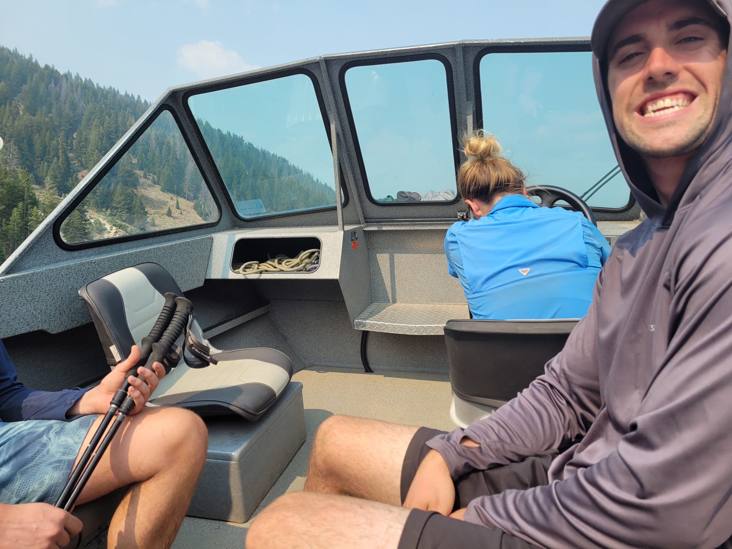 Dan enjoying the ferry