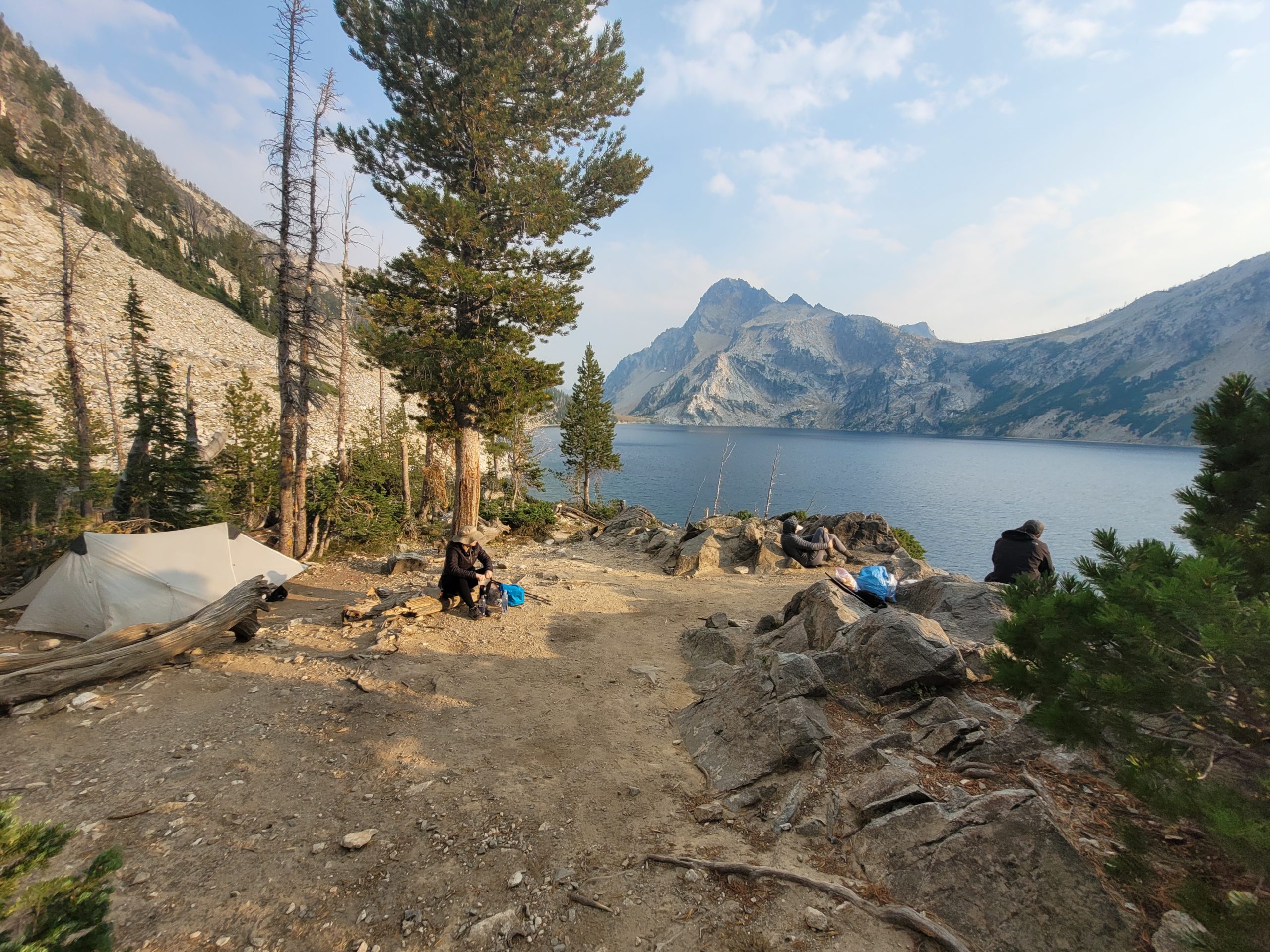 Campsite on Sawtooth Lake